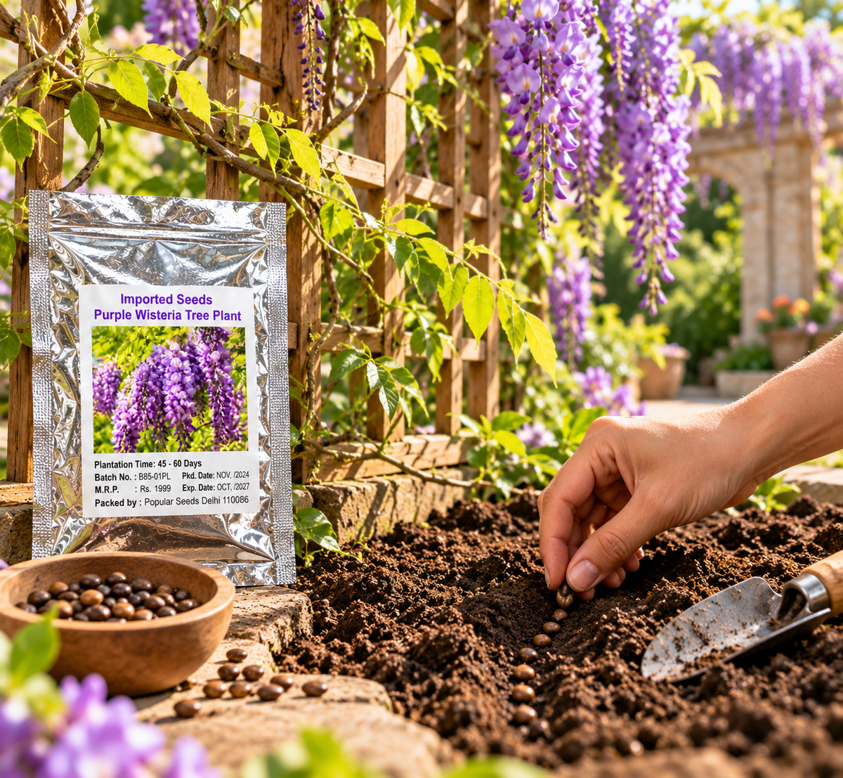 The Garden’s Cascading Beauty All Year Round