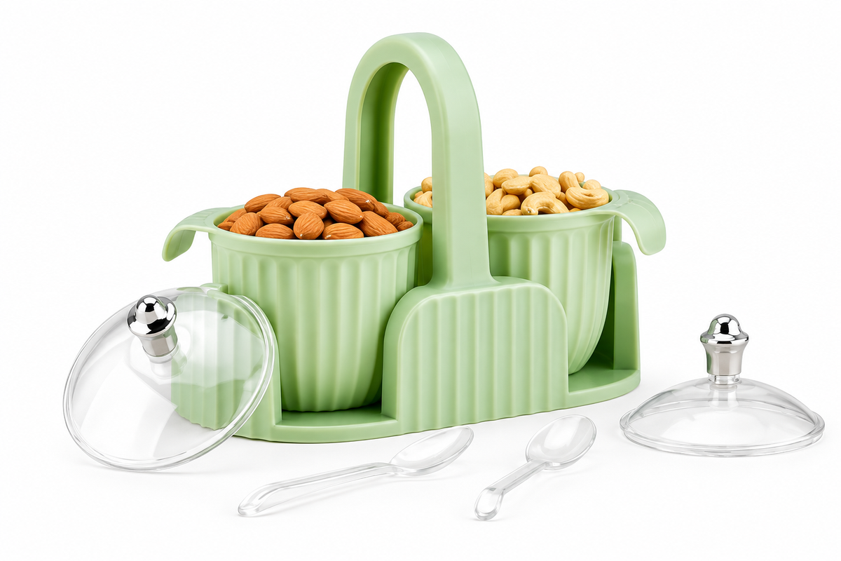 Dry Fruit Container Set with Tray
