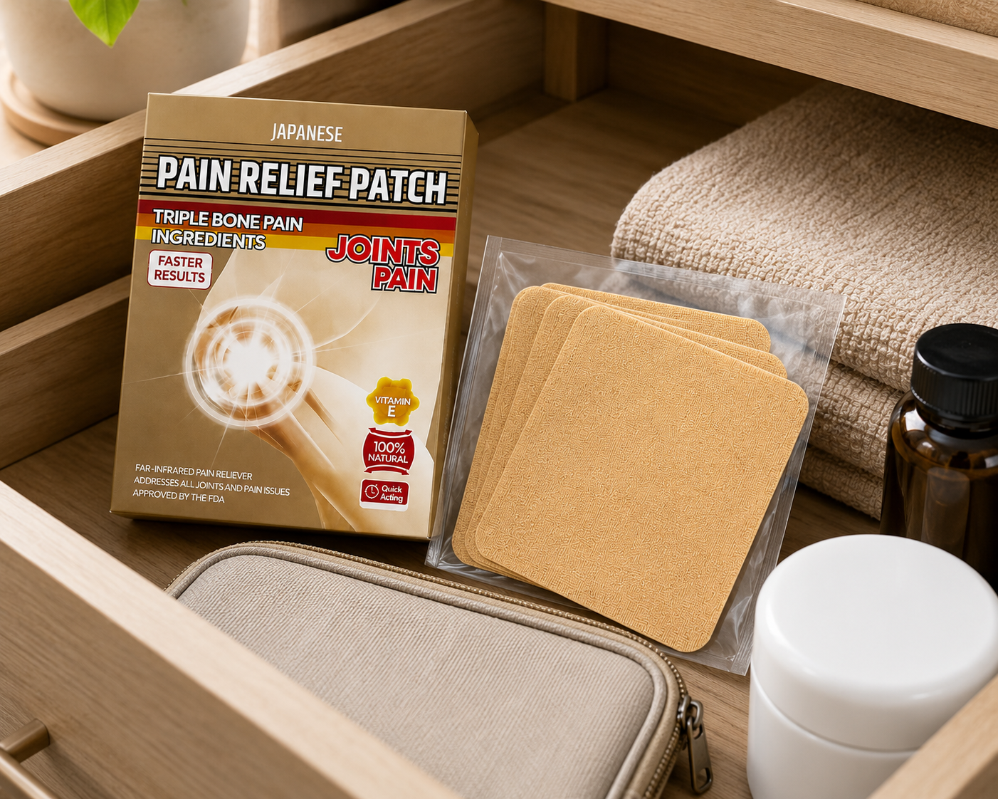 JAPANESE PAIN RELIEF PATCH