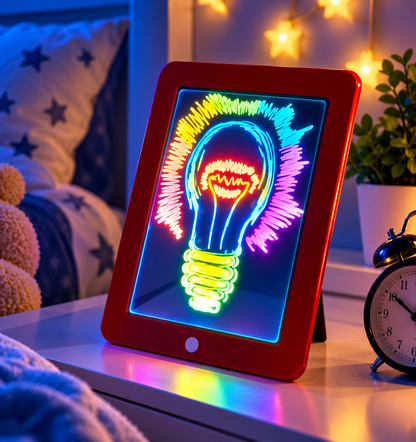 Kids LED Glow Drawing Pad