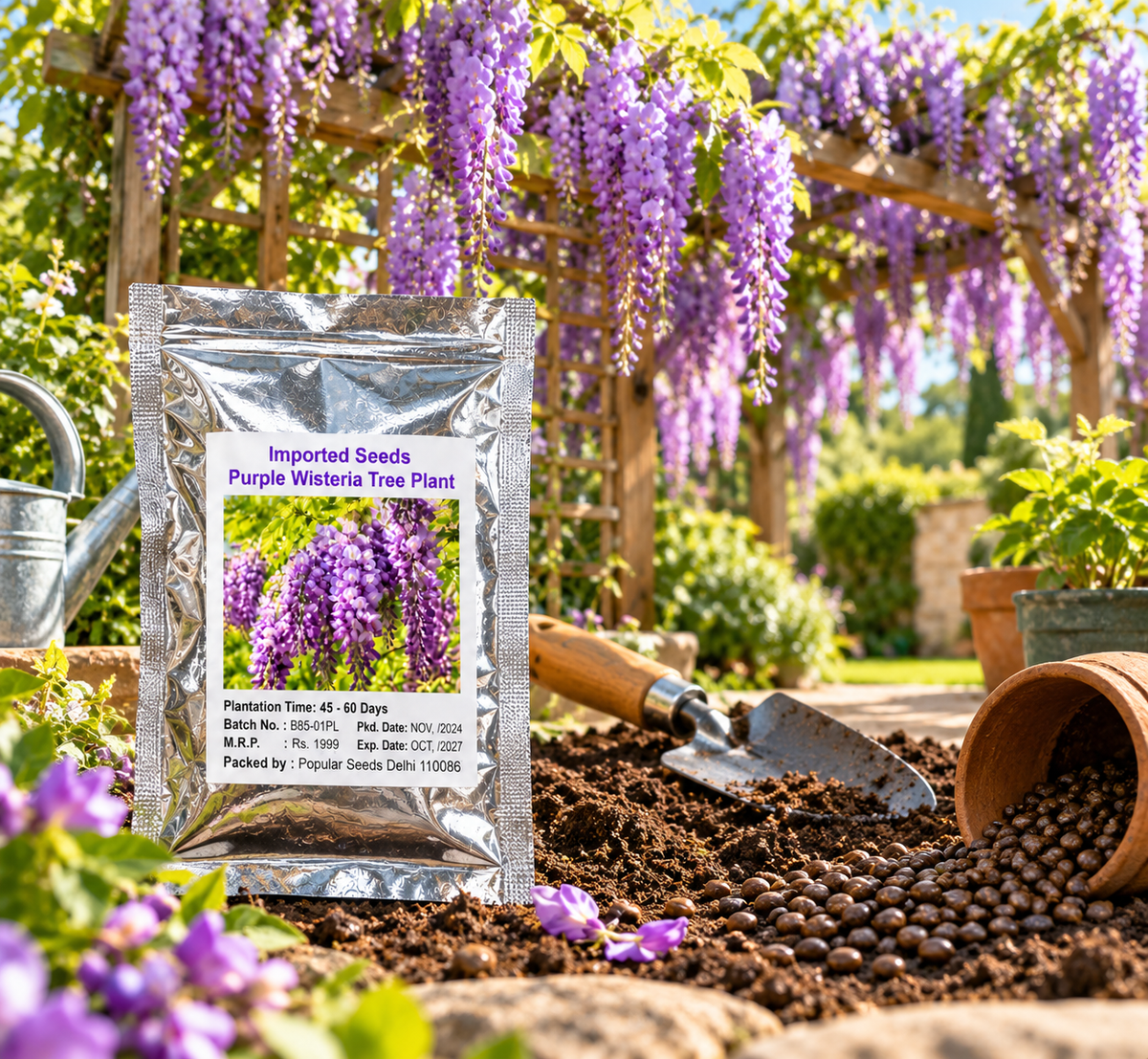The Garden’s Cascading Beauty All Year Round