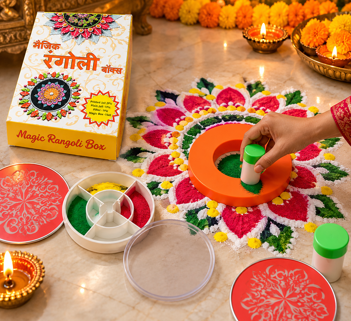 Magic Rangoli Making Kit