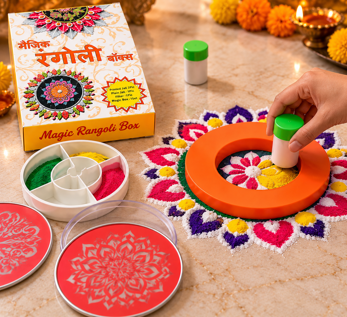 Magic Rangoli Making Kit