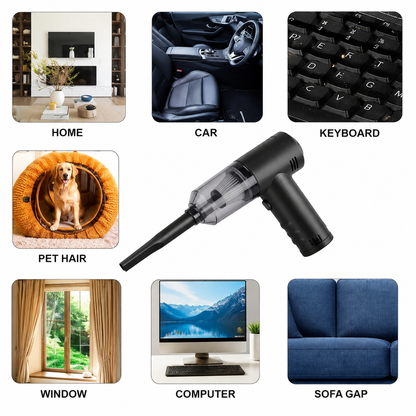 3 in 1 Mopping Vacuum Blower with Mini Dust Buster USB Portable Vacuum Cleaner Dry and Wet