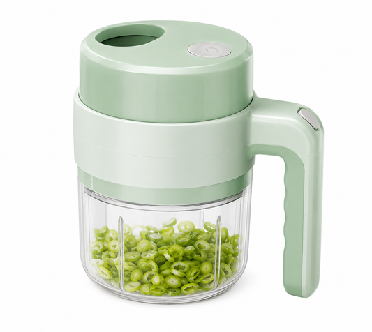 4-in-1 Electric Vegetable Cutter, Slicer, Grater, Chopper