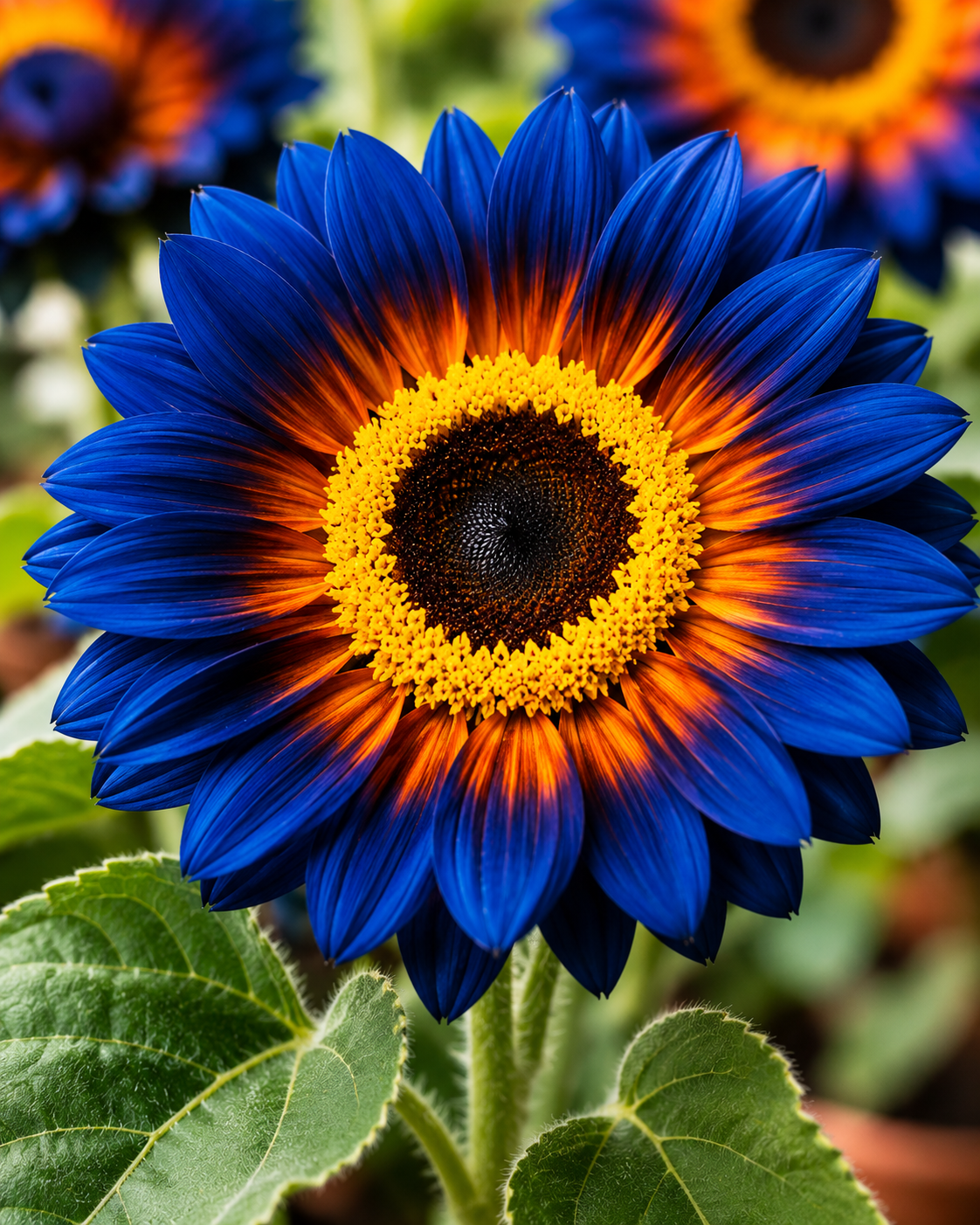 Blue Flame Sunflower Seeds + 100 Grams Organic Pot Mix Free