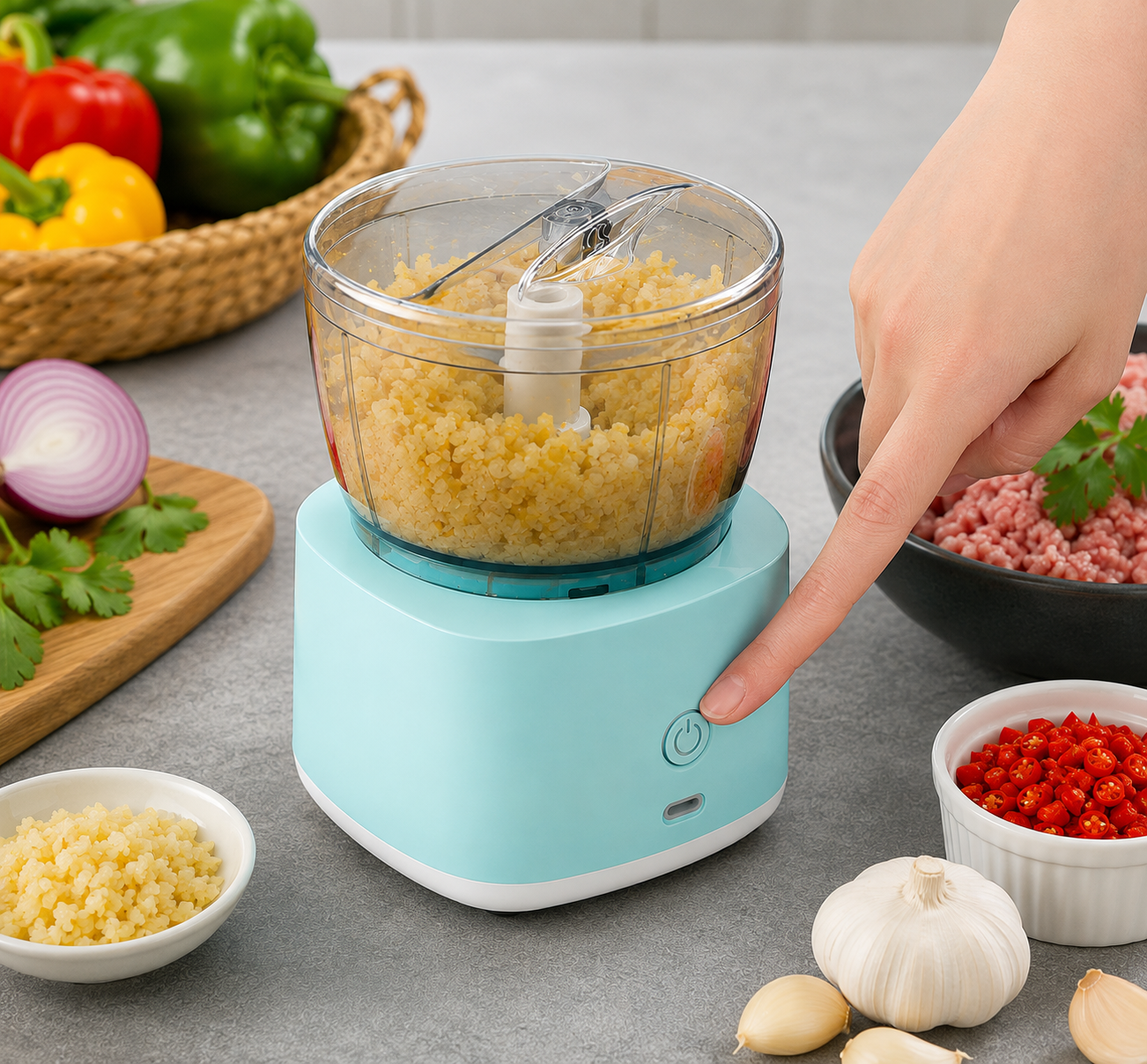 Mini Electric Food Chopper