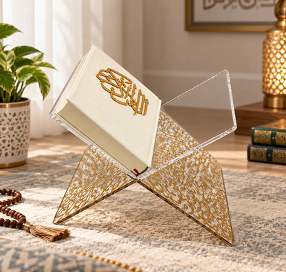 Crystal rehal book stand