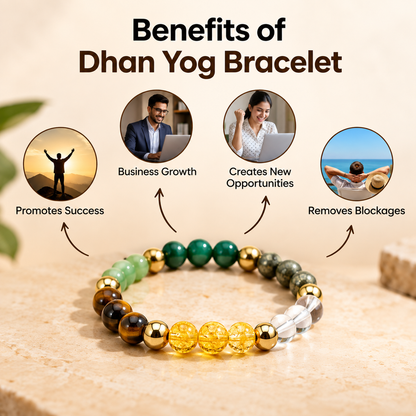 Money Magnet Crystal Bracelet for Men and Woman