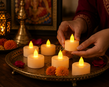 Diya Led Light (pack of 6)