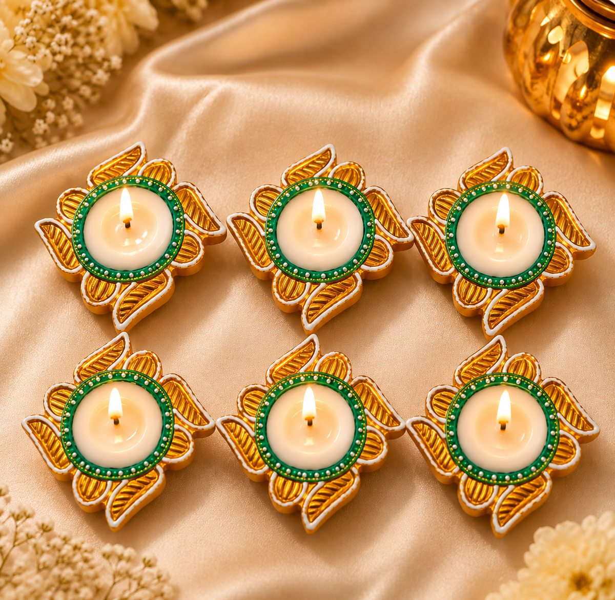 Decorative Diya Set