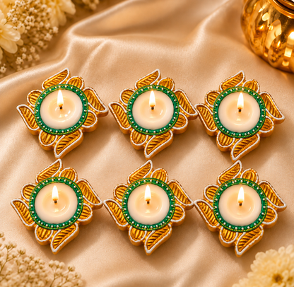 Decorative Diya Set