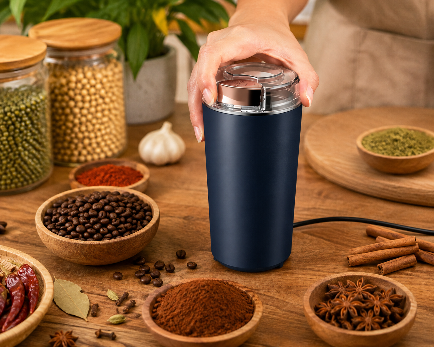 Multifunctional Electric Coffee Grinder