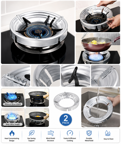 Gas Saver Burner Stand (Pack Of 2)