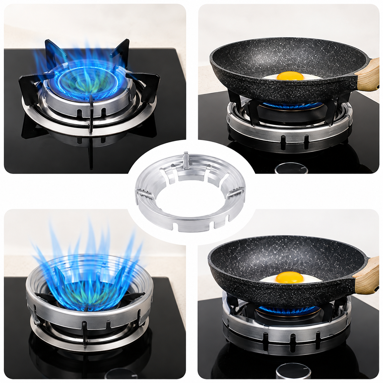 Gas Saver Burner Stand (Pack Of 2)