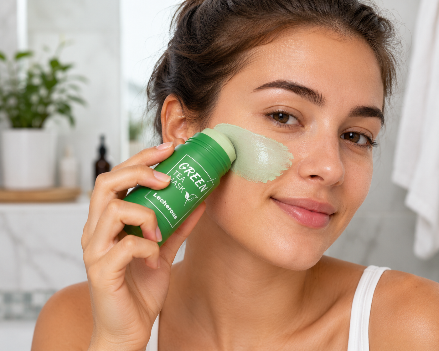 Green Tea Stick Face Mask For Anti Acne, Oil Control, Deep Clean Pore