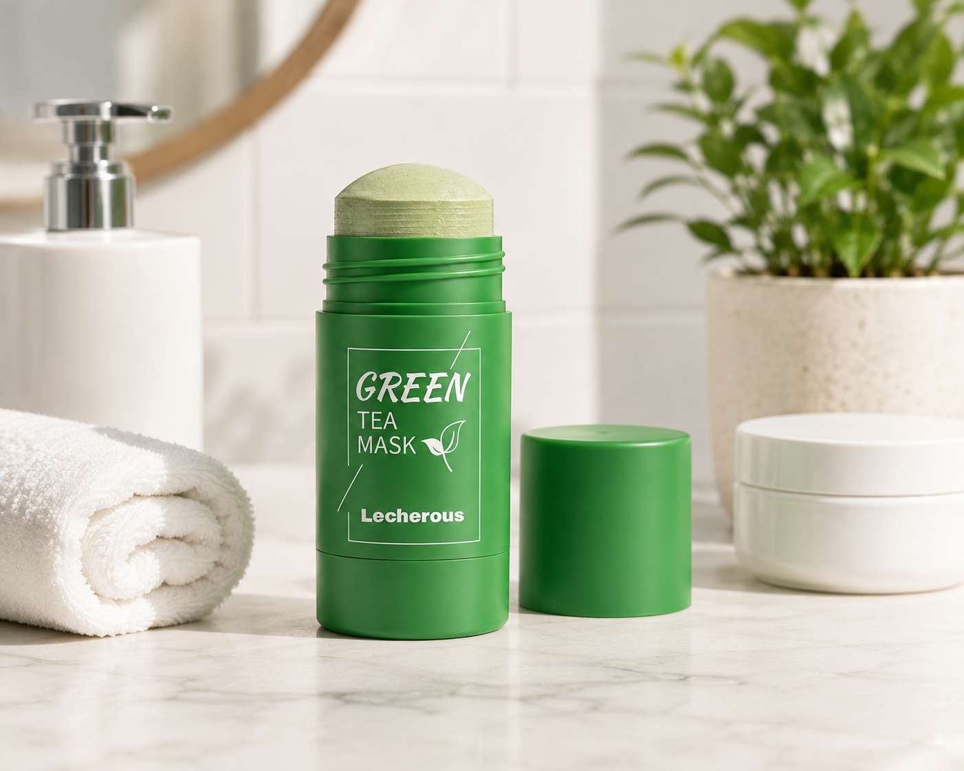 Green Tea Stick Face Mask For Anti Acne, Oil Control, Deep Clean Pore