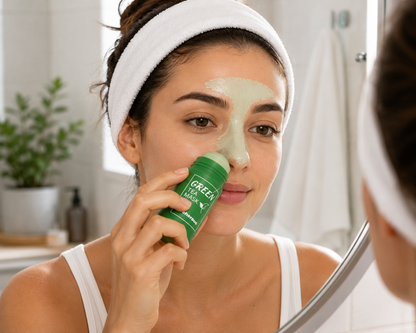 Green Tea Stick Face Mask For Anti Acne, Oil Control, Deep Clean Pore