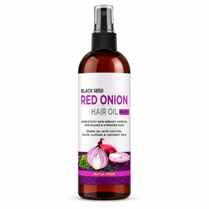 Onion Black Seed Hair Oil Controls Hair Fall