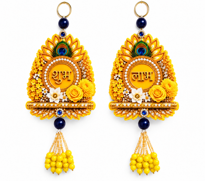 Shubh Labh Wall Hanging for Home Entrance & Door Decoration