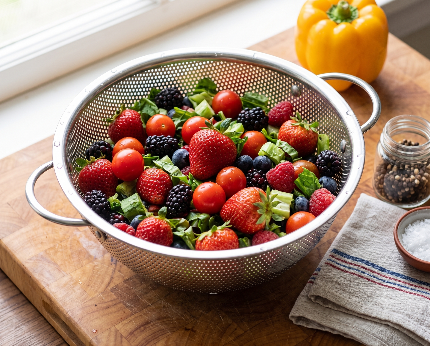 Stainless Steel Kitchen Colander Strainer