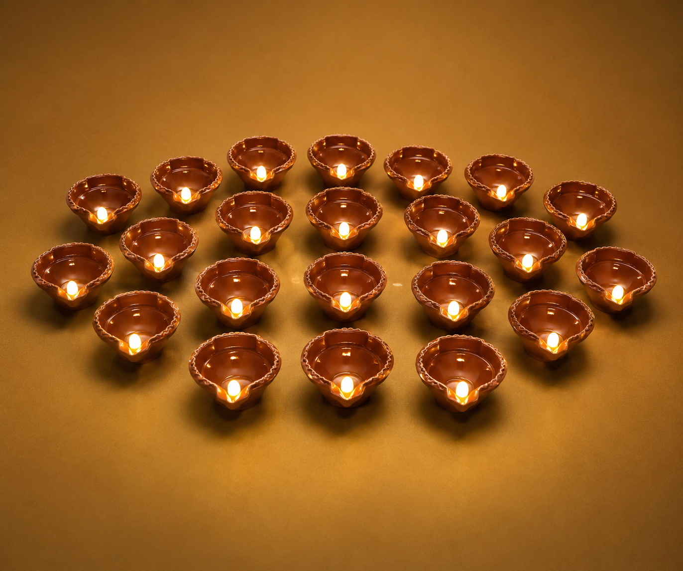 Water Sensor Diya for Electricity (Pack of 18)