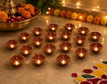 Water Sensor Diya for Electricity (Pack of 18)