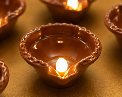 Water Sensor Diya for Electricity (Pack of 18)