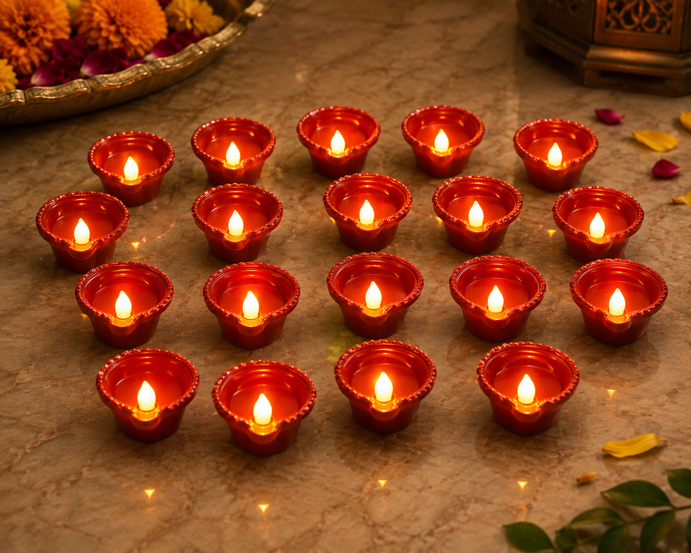 Water Sensor Diya for Electricity (Pack of 18)